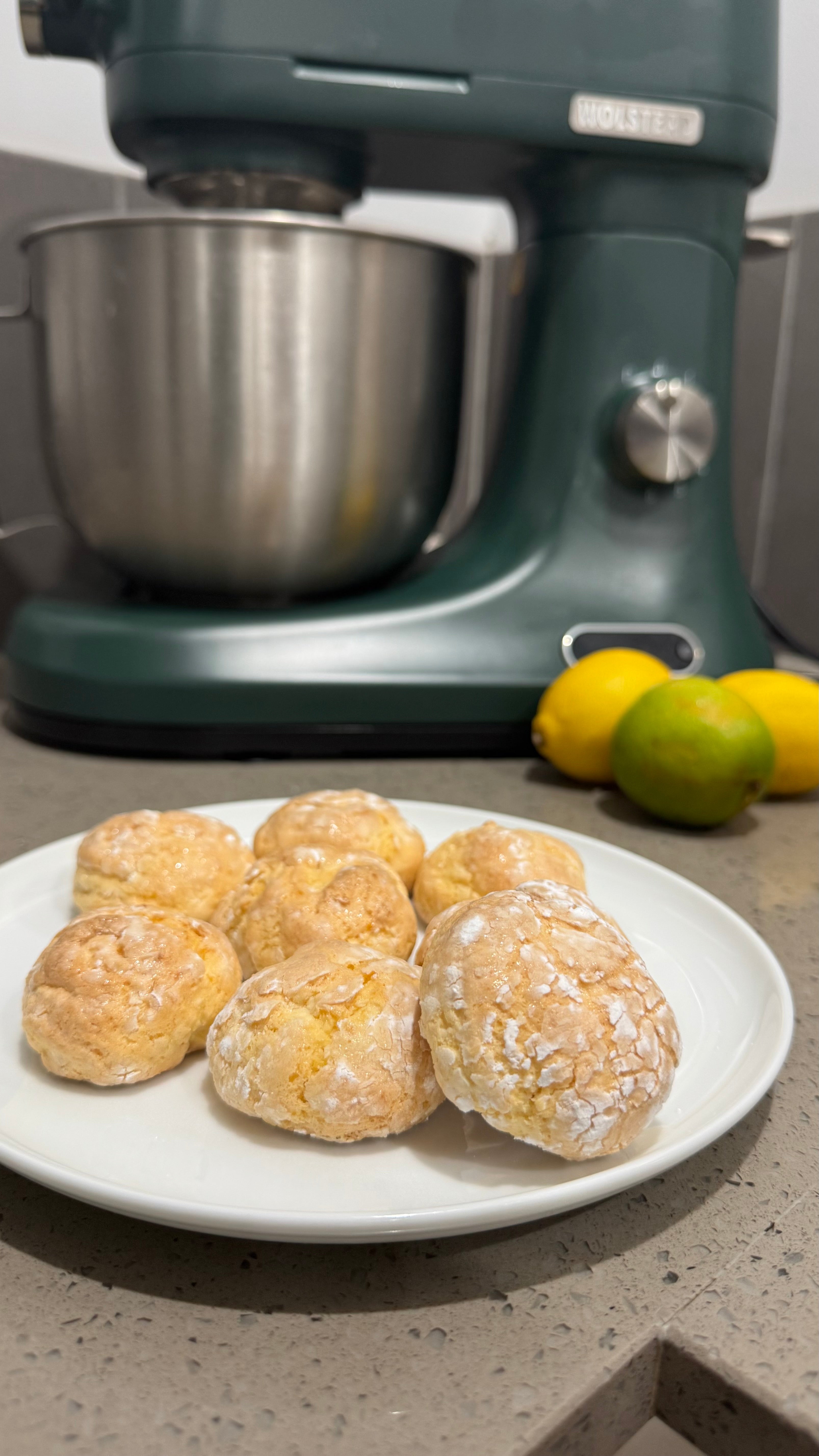 Gluten Free Lemon Crinkle Cookie